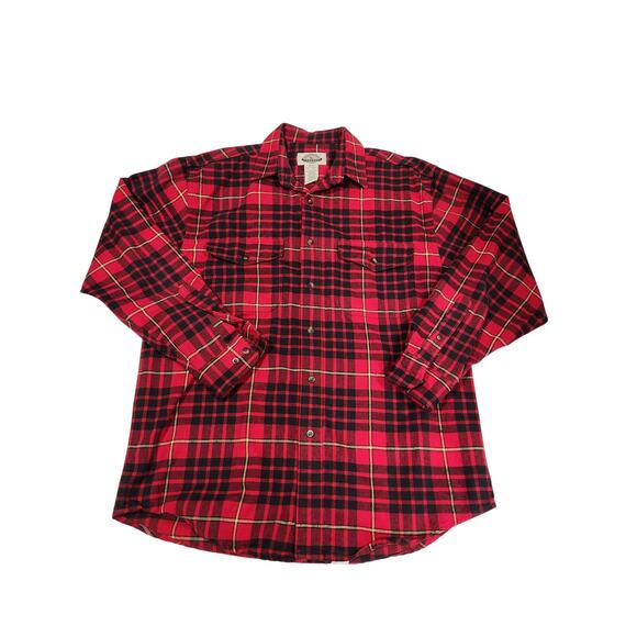 Eddie Bauer Legends vintage mens hunting flannel shirt size medium thick flannel - Picture 1 of 7